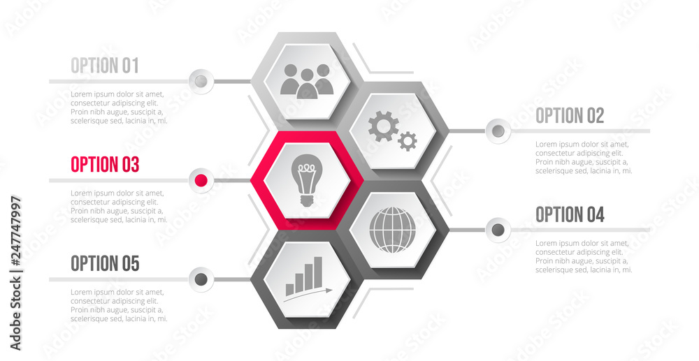Company infographic template with business icons. Vector Company infographic template with business icons. Vector