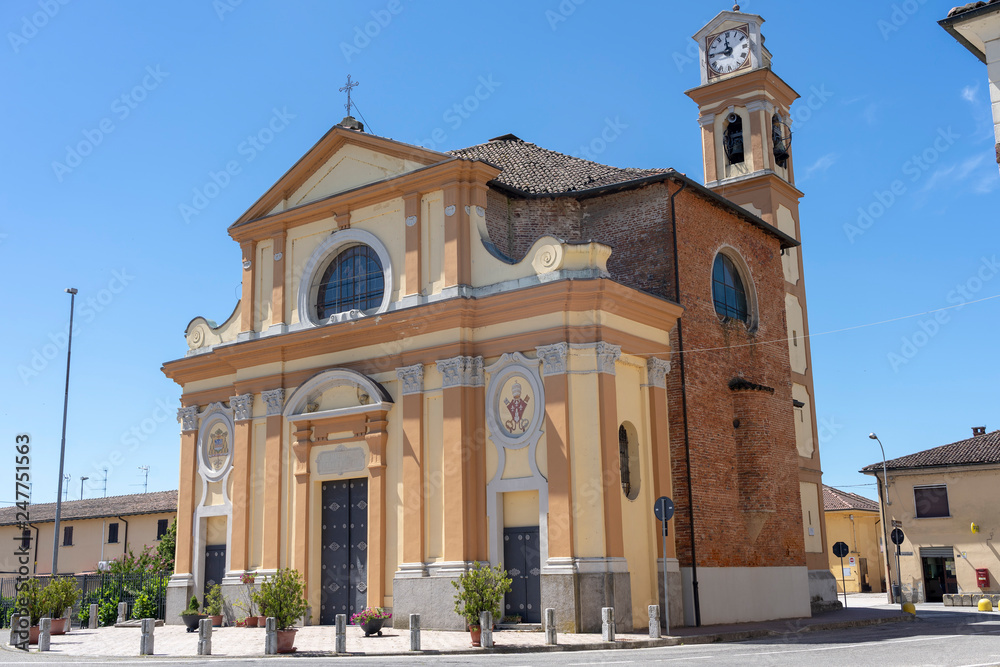 Historic church of Castello d'Agogna