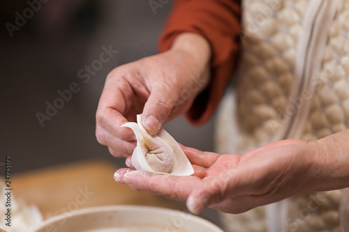 Homemade Chinese wonton