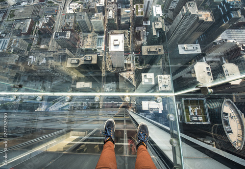 Looking Down to Chicago