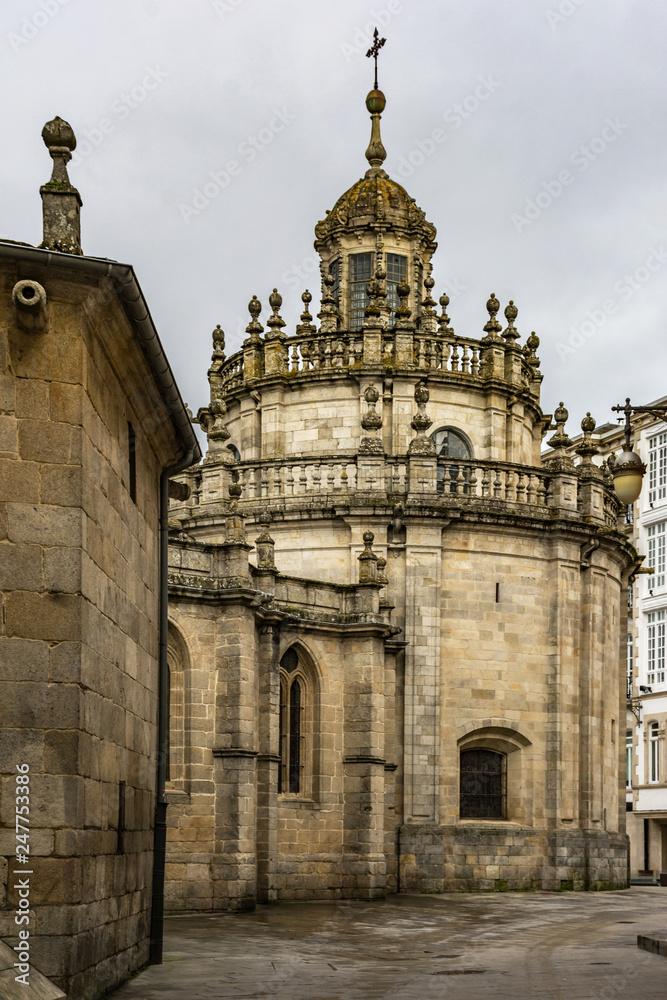 The Cathedral of Santa María de Lugo is a Roman Catholic, baroque, neoclassical style temple in Galicia (Spain).