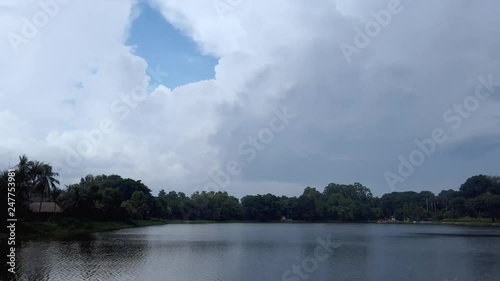 view on jambore lake, Jakarta, Indonesia photo