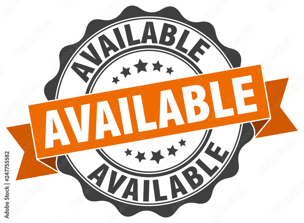 Obraz premium available stamp. sign. seal