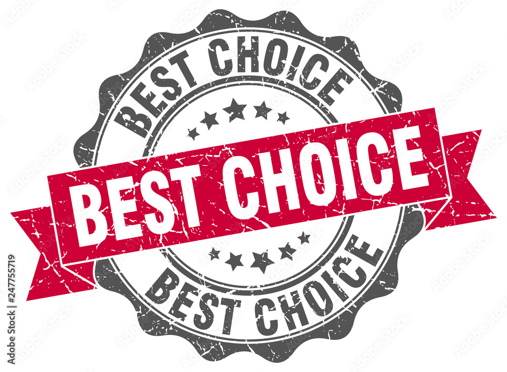 Fototapeta premium best choice stamp. sign. seal