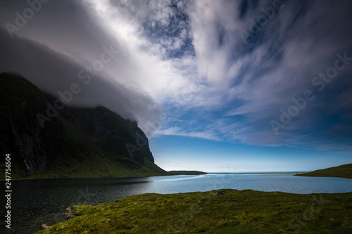 Eggum area in Lofoten islands, nnorthern Norway. photo
