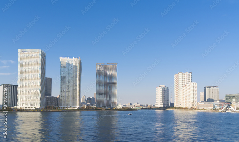 東京都市風景　豊洲