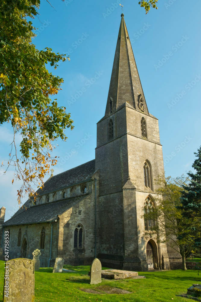All Saints Church, Bisley, Cotswolds, Gloucestershire, UK