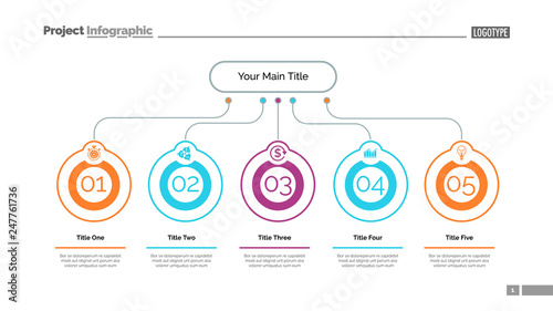 Five Business Ideas Slide Template 2