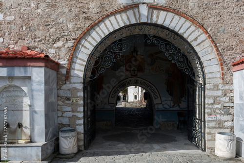 Medieval Buildings in Bachkovo Monastery Dormition of the Mother of God  Bulgaria