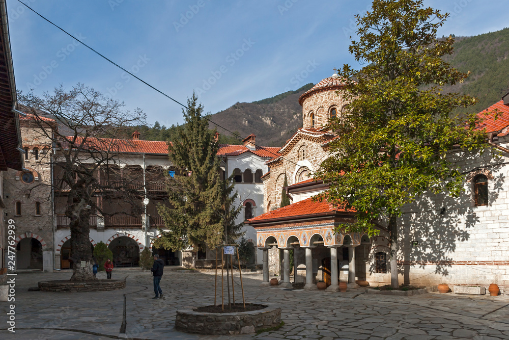 Medieval Buildings in Bachkovo Monastery Dormition of the Mother of God, Bulgaria Medieval Buildings in Bachkovo Monastery Dormition of the Mother of God, Bulgaria