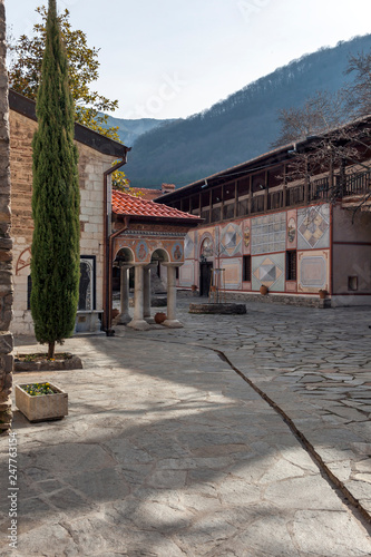 Medieval Buildings in Bachkovo Monastery Dormition of the Mother of God, Bulgaria © Stoyan Haytov