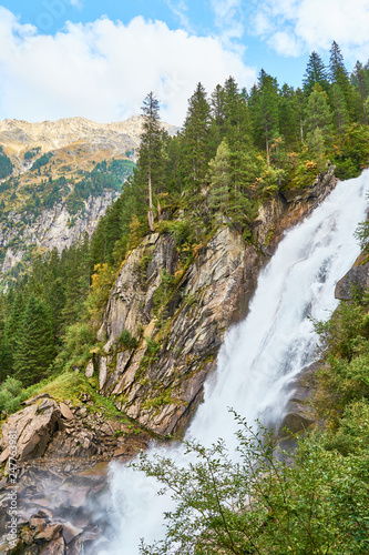 The Krimml Waterfalls / total height of 380 metres (1,247 feet) / the highest waterfall in Austria