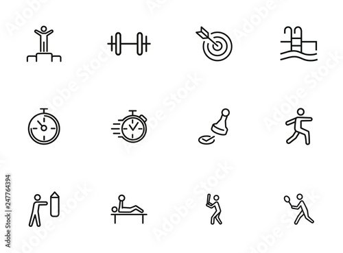 Sport and activity icons