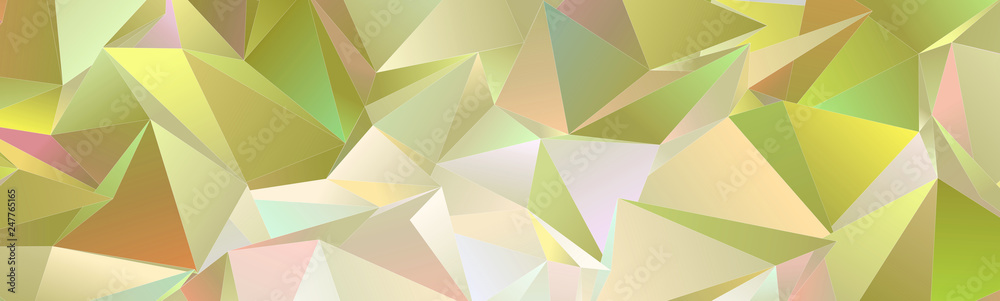 Fototapeta premium Triangular 3d, modern background