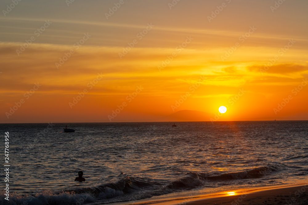 Sunset in Mui Ne beach, Phan Thiet, Southern Vietnam - Asia