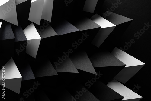 Geometric paper shapes  composition for abstract background