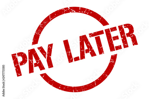 pay later stamp