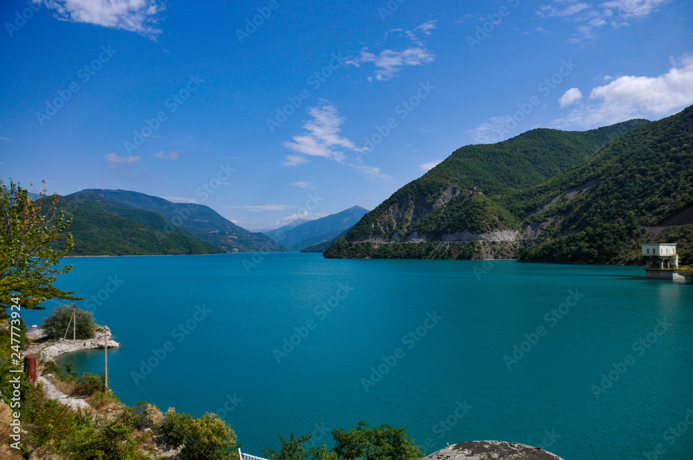 Zhinvali lake in Georgia