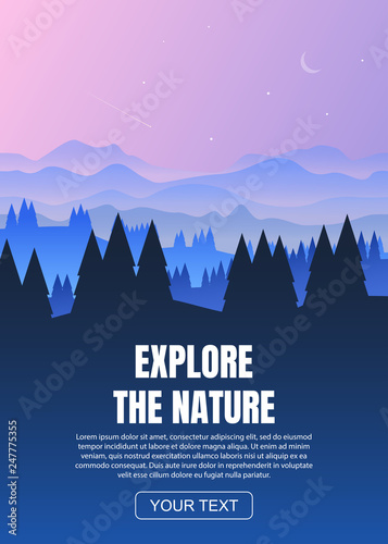 Minimalist landscape