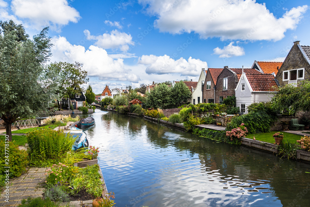 Amsterdam houses on the canals