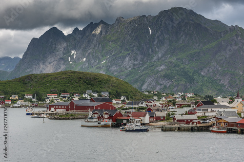 The little village of A i Lofoten, Norway