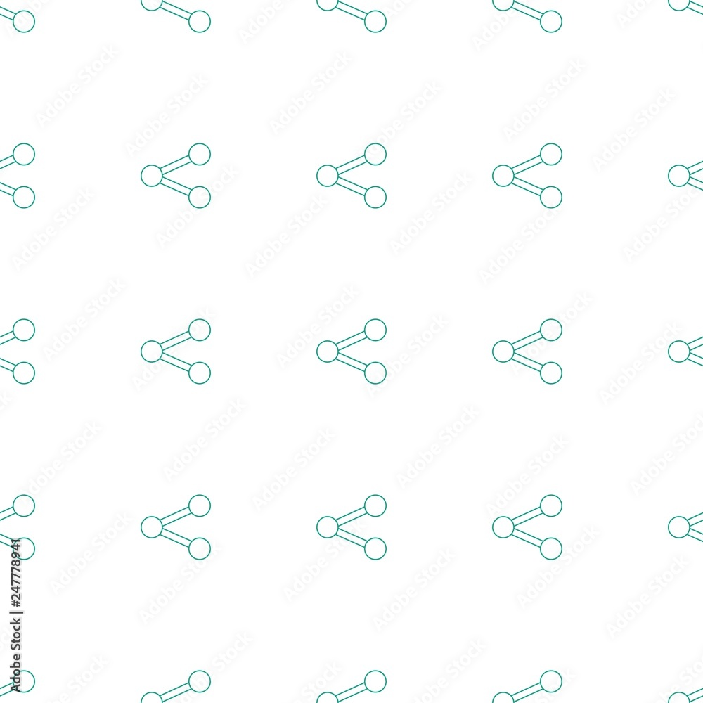 Fototapeta premium share icon pattern seamless white background