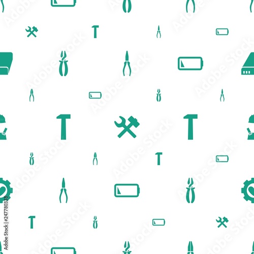 maintenance icons pattern seamless white background