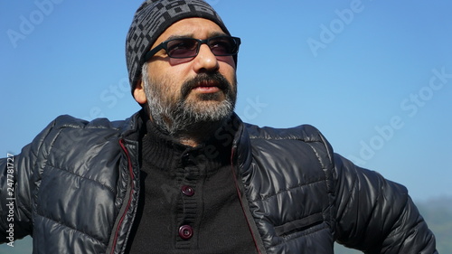 portrait of man with sunglasses © Deepak