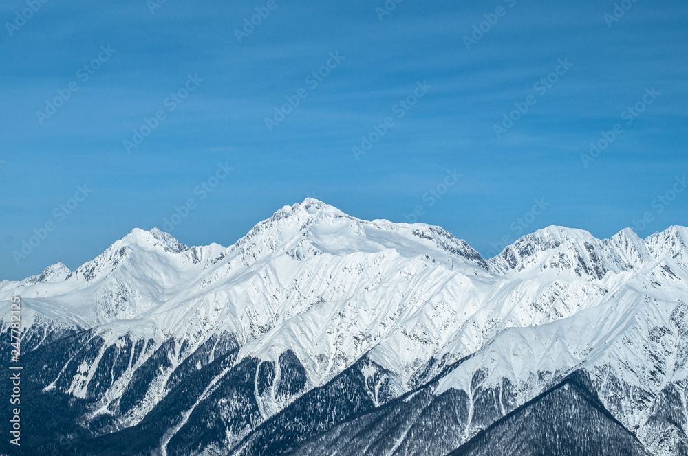 Fototapeta premium Krasnaya Polyana Mountains