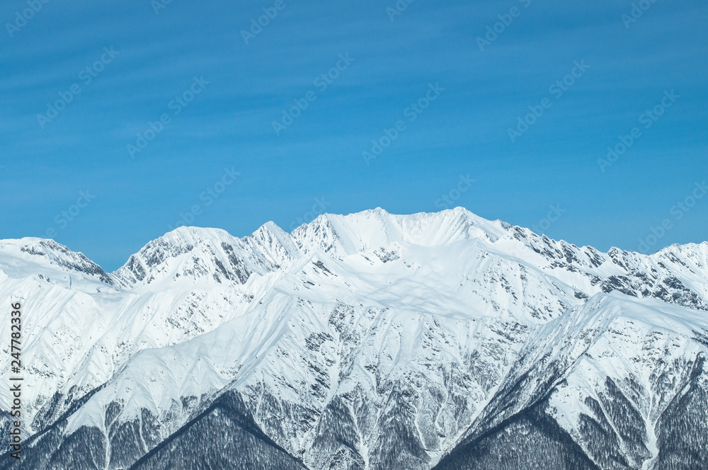 Obraz premium Krasnaya Polyana Mountains