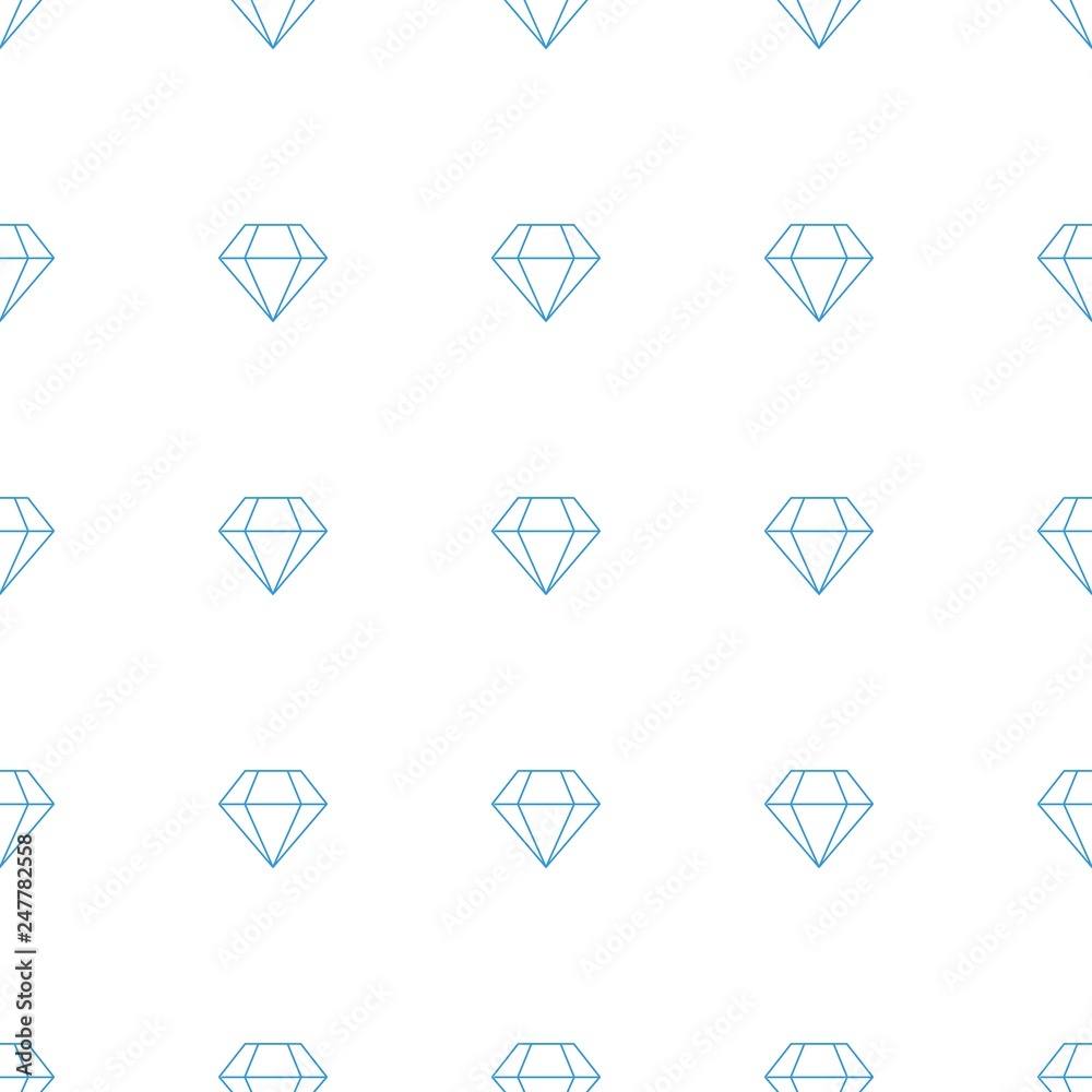 Diamond icon pattern seamless white background Diamond icon pattern seamless white background