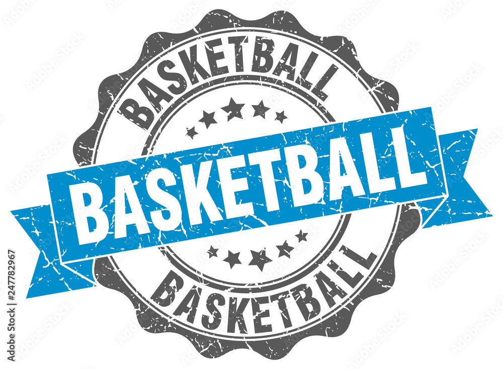 Fototapeta premium basketball stamp. sign. seal