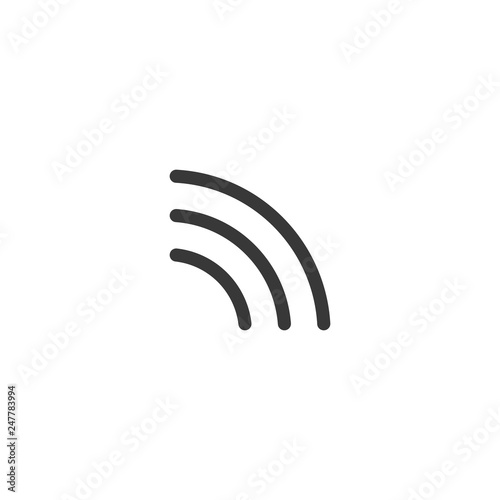WIFI simple icon. wireless ...