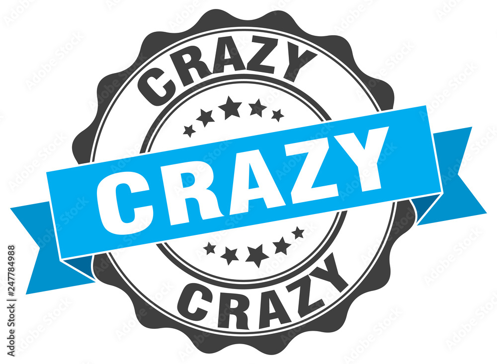 Obraz premium crazy stamp. sign. seal