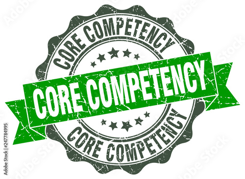 core competency stamp. sign. seal