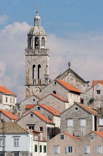 Korcula. Small island city near Dubrovnik in Croatia.