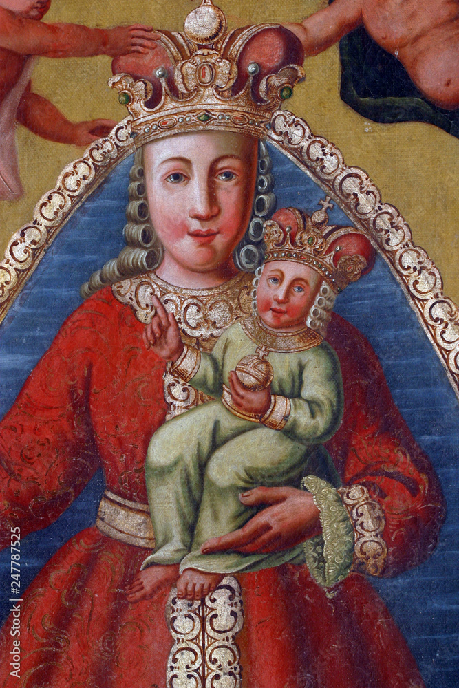 Blessed Virgin Mary with baby Jesus Blessed Virgin Mary with baby Jesus