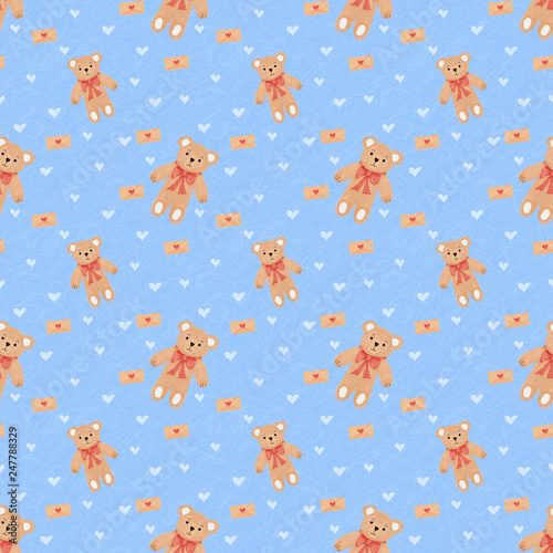 Cute love symbol elements for wedding or Valentine day.  Seamless pattern design element for  prints, clothes, textiles, cards, holidays, children, wrapping paper, fabric