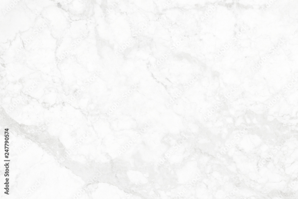 White marble background with rough surface.