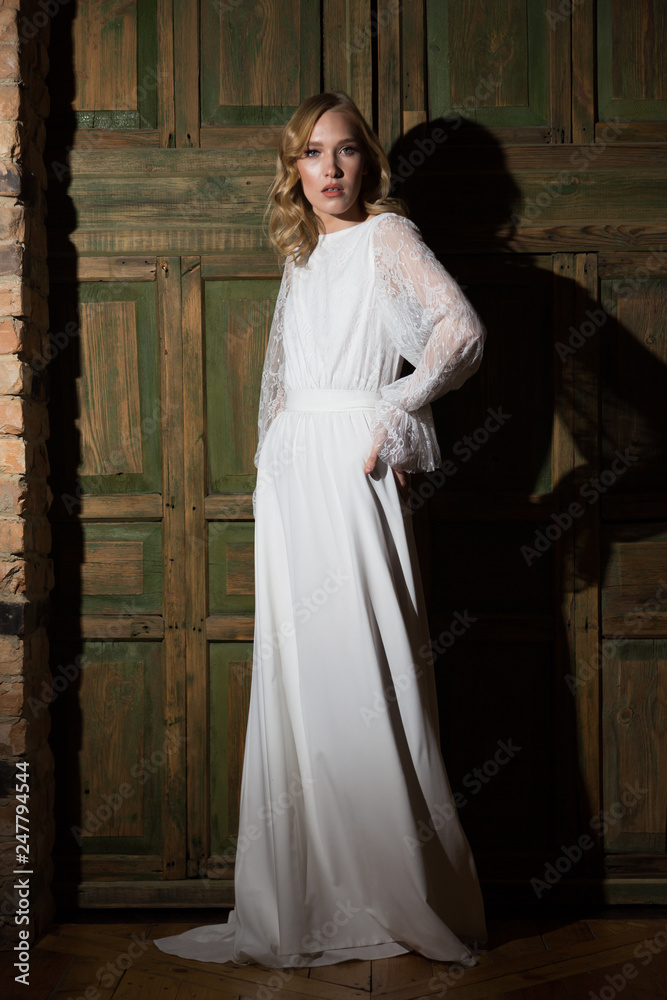 Beautiful bride and beautiful wedding dress Beautiful bride and beautiful wedding dress