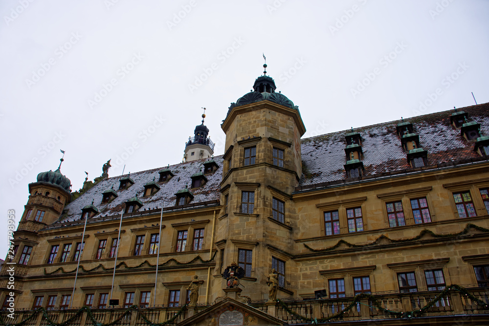 the ancient beauty of the city of Rothenburg ob der Tauber is fascinating