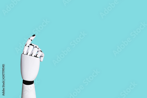 robot hand system concept Integration and coordination of intellectual technology and vintage