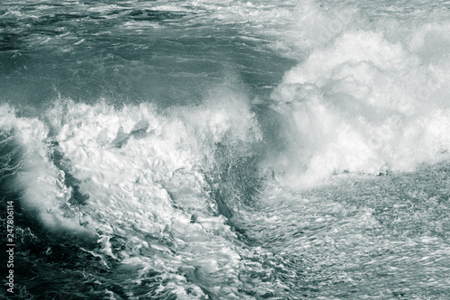Remous des vagues © Géraldine Revillard