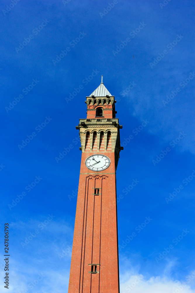 The Joseph Chamberlain Memorial Clock Tower, in the university of Birmingham, UK