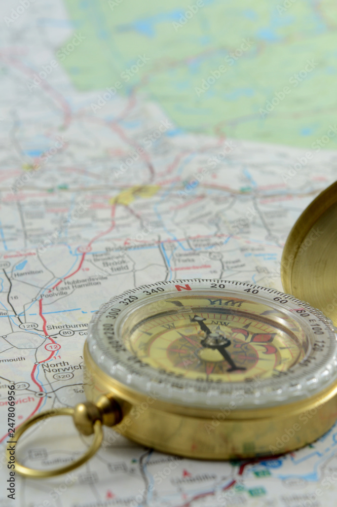 Vertical Compass and Map Vertical Compass and Map