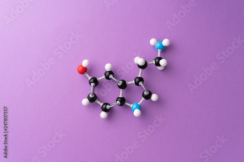 Serotonin chemical formula