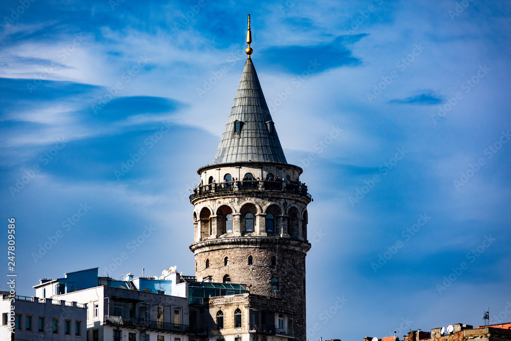 Fototapeta premium Galata Tower in Istanbul Turkey