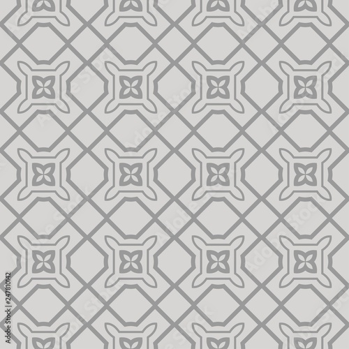 Modern Stylish Geometry Seamless Pattern Art Deco Background. Luxury Texture For Wallpaper  Invitation. Vector Illustration