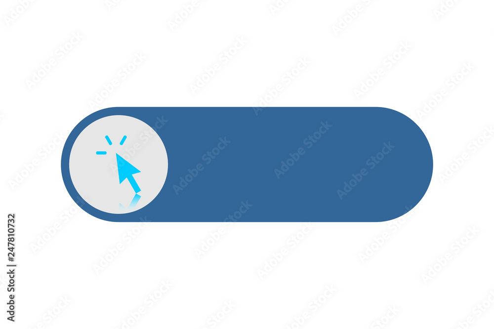 Arrow cursor, isolated pointer icon, vector illustration. Arrow cursor, isolated pointer icon, vector illustration.