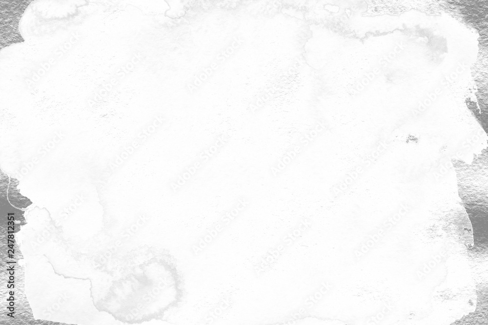 Silver watercolor and ink paper textures on white background. Chaotic stylish abstract organic design. Silver watercolor and ink paper textures on white background. Chaotic stylish abstract organic design.